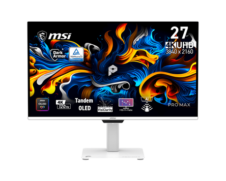 MSI PRO MAX 271UPXW12G 微星頂級4K旋轉美型顯示器