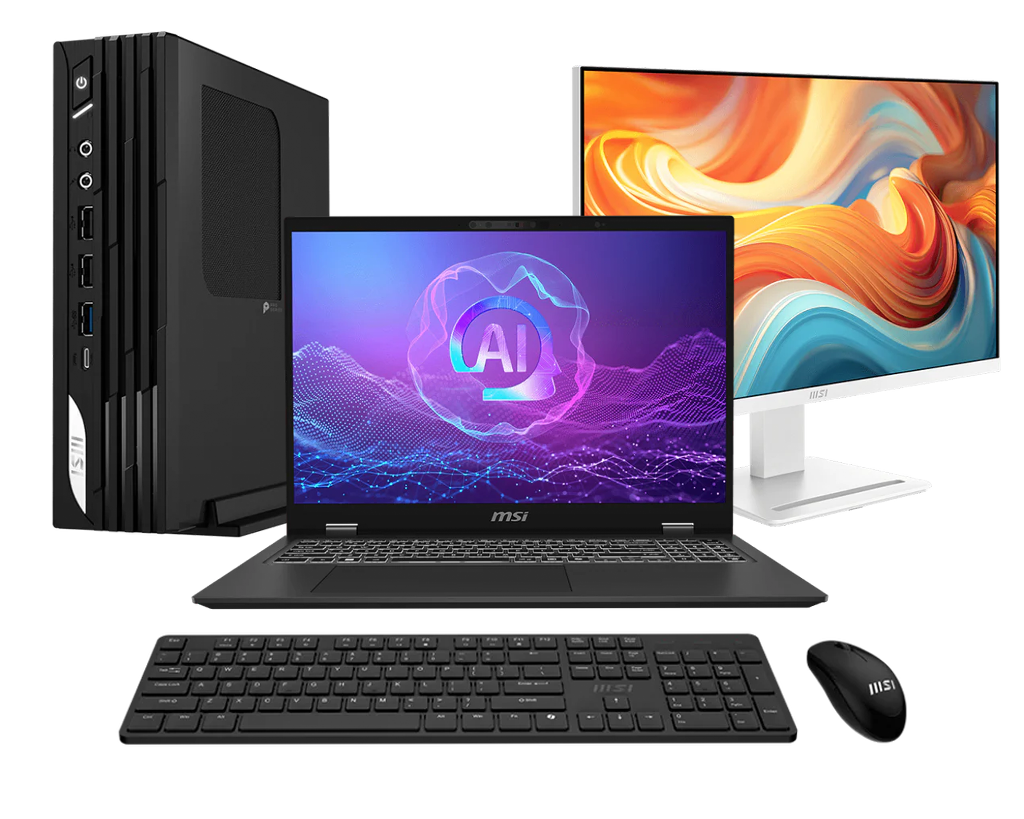 【微星商務套裝組合】商務主機 x 專業型顯示器 x 周邊配件