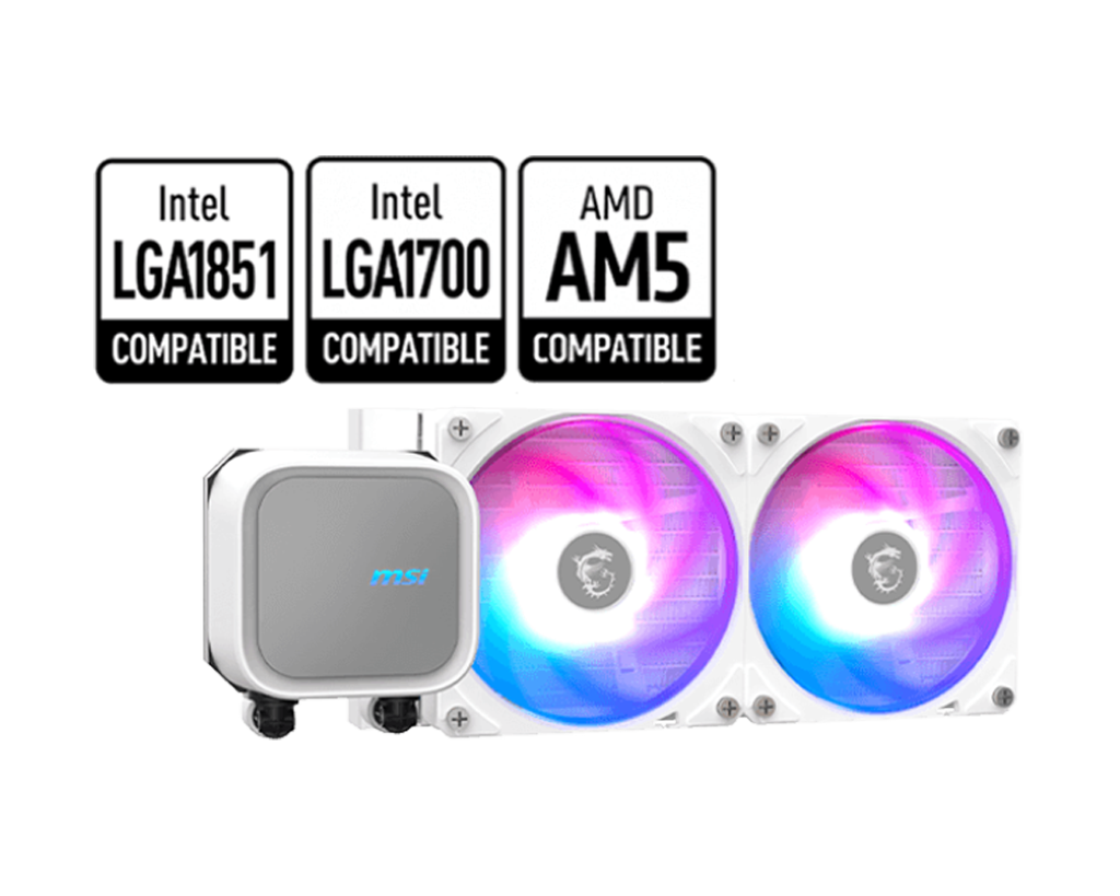 【DIY指定零件】MAG CORELIQUID A13 240 WHITE 水冷風扇 (240mm/ 白)