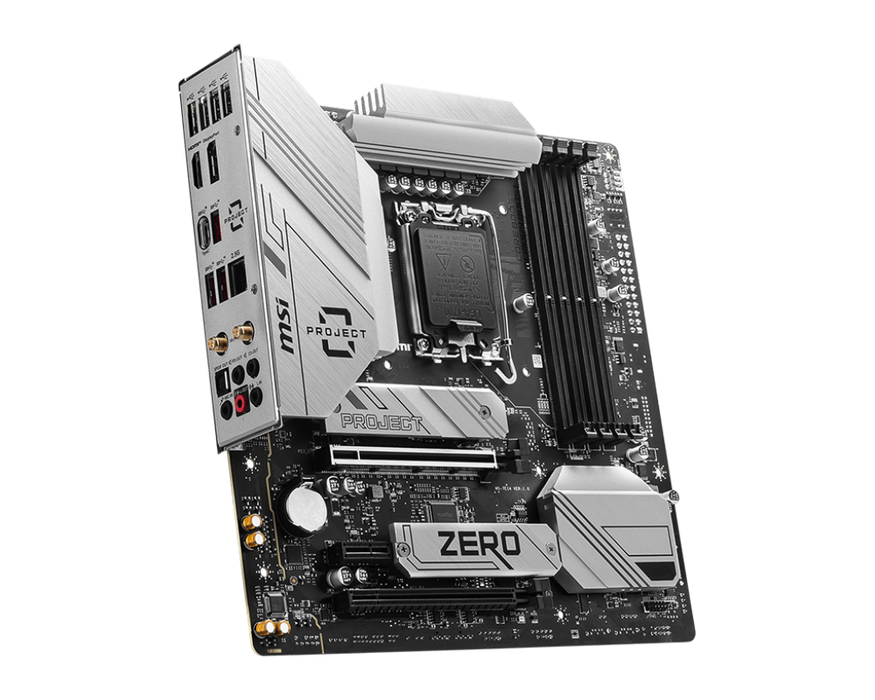 【降價】B760M PROJECT ZERO 微星主機板 (背插版-DDR5 / mATX / LGA1700)