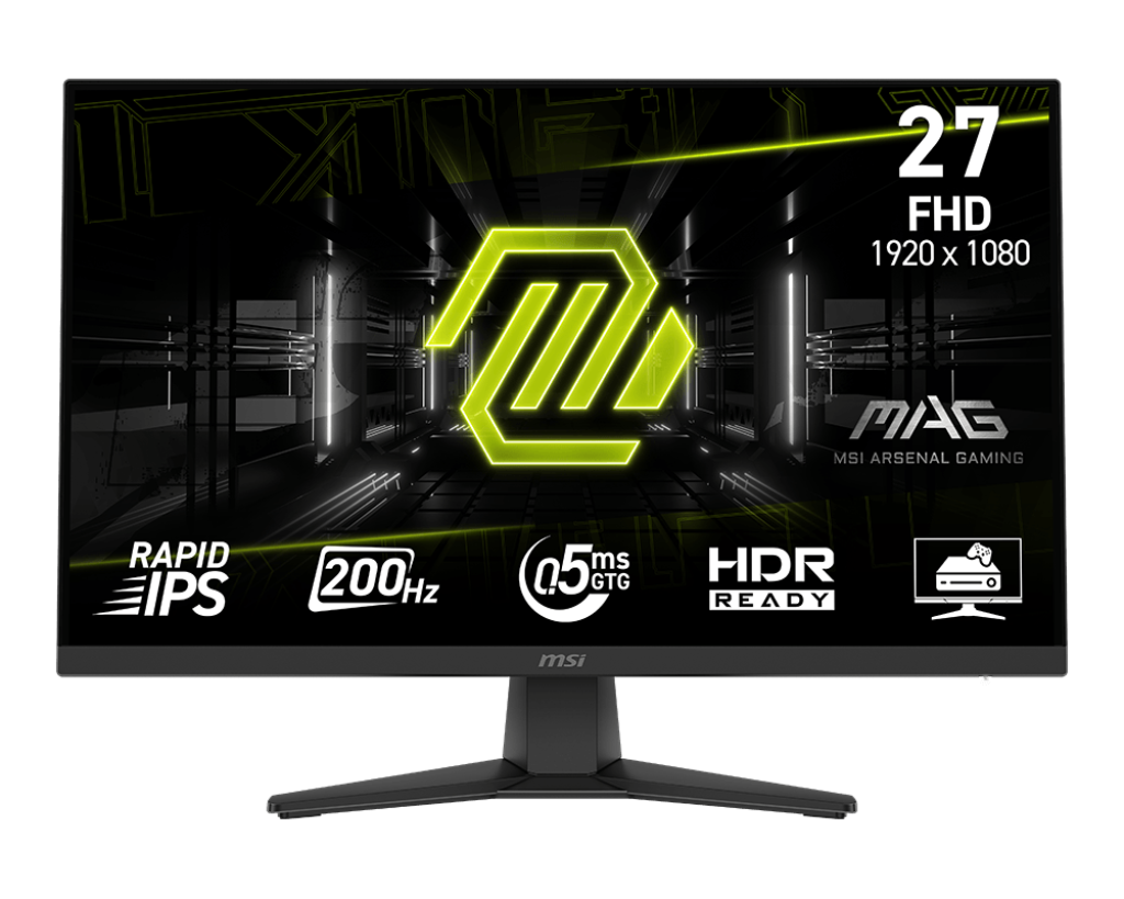 MAG 272F 電競顯示器(27吋Rapid IPS/ 200Hz/ 0.5ms/ AI Vision/ 減藍光