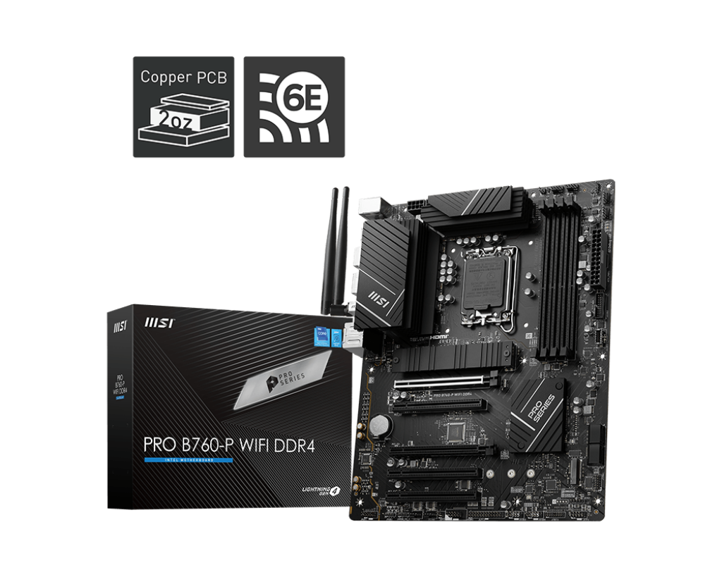 【EZDIY限定】MSI PRO B760-P WIFI DDR4 微星主機板