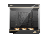 【新品預購】MSI MEG MAESTRO 900R 微星旗艦全景機殼 ( 360度全景設計 / 支援雙顯卡與垂直顯卡 / 4向旋轉主板托盤 )