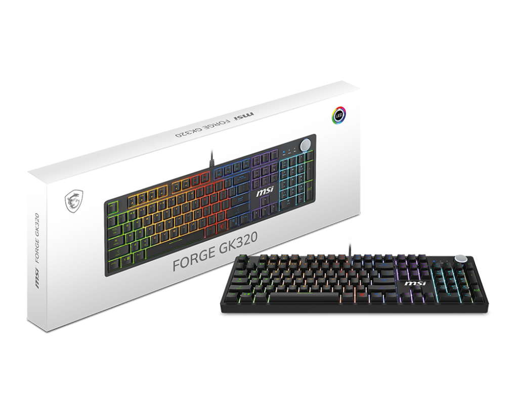 【新品上市】FORGE GK320 RED TC 電競鍵盤 (機械紅軸)