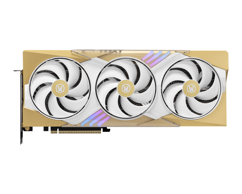 【新品】MSI GeForce RTX 5070 12G World of Warcraft MIDNIGHT LIGHT EDITION OC 微星特仕顯卡《魔獸世界®：至暗之夜》(聖光版)