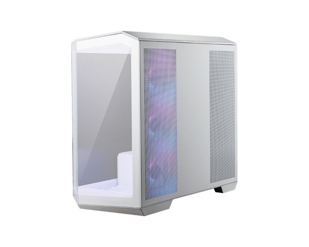 【EZDIY限定】MSI MAG PANO M100R PZ WHITE 電腦機殼 (270度全海景/ 支援背插/ 支援上方360水冷/ 前置TypeC/ 白)