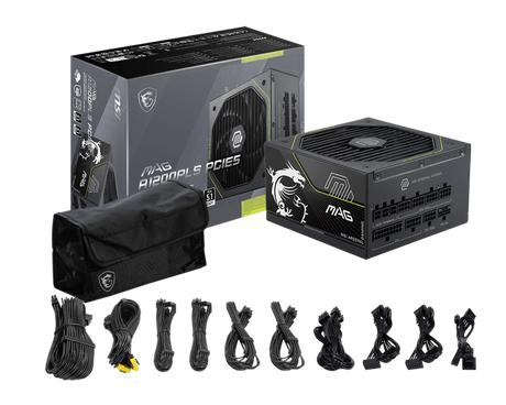 【新品】MSI MAG A1200PLS PCIE5 微星1200瓦電源供應器 (80 Plus 白金認證 / 先進顯卡保護技術)