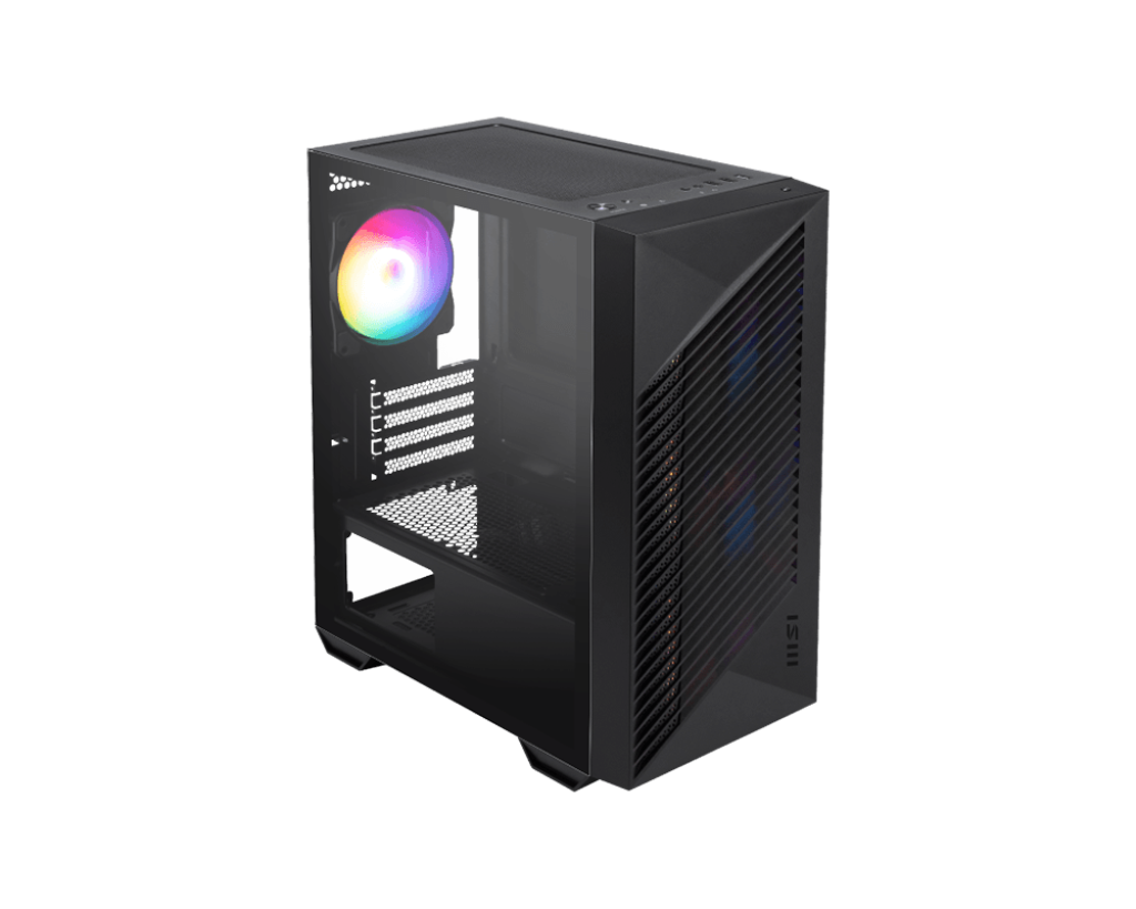 【福利品】MSI PRO FORGE M050A 微星電腦機殼 (鋼化玻璃側板/ 3+1 Aoto RGB 風扇可關)