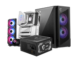 【尊榮登機箱活動】MSI DIY PACK 黑魂戰力套裝 (VELOX 300R × X870E EDGE TI WIFI × P13 360 × A1000GL PCIE5)