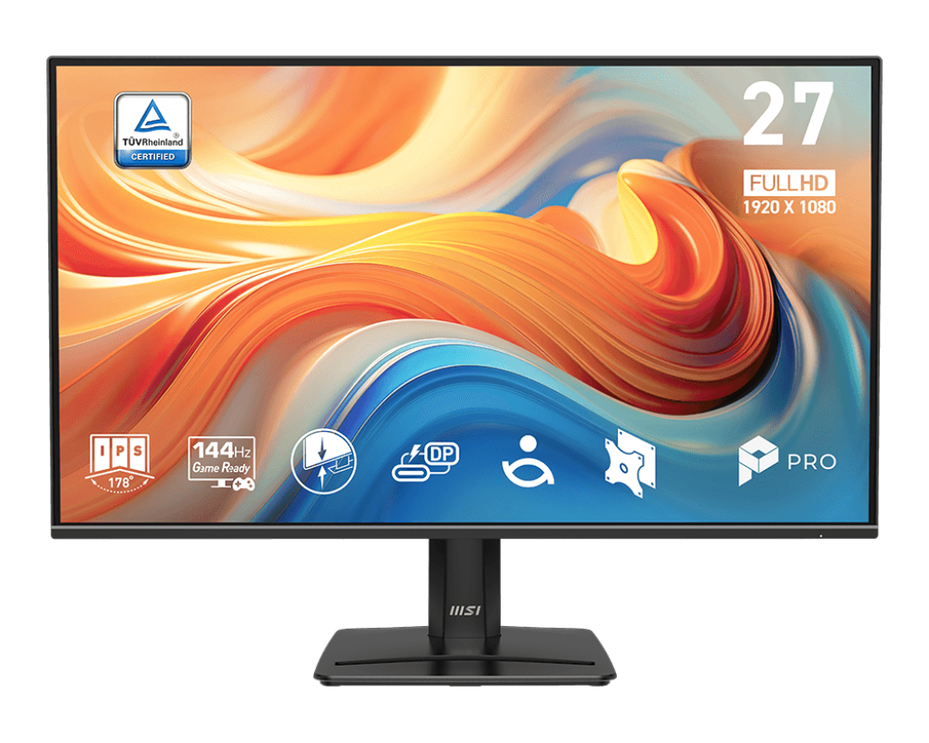 【2026熱銷推薦】MSI PRO MP272 E14C 微星27吋專業護眼顯示器 ( IPS / 144Hz / 1ms / EyesErgo )