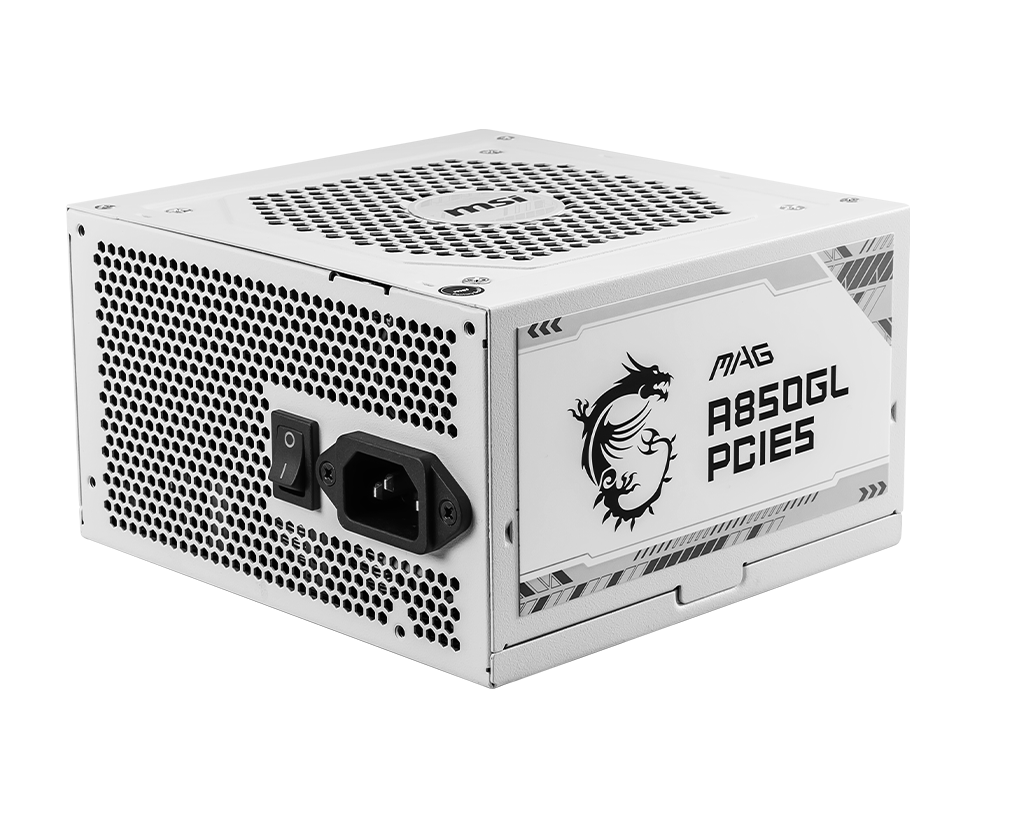 【會員限定優惠】MAG A850GL PCIE5 WHITE 電源供應器 (金牌 / 白)