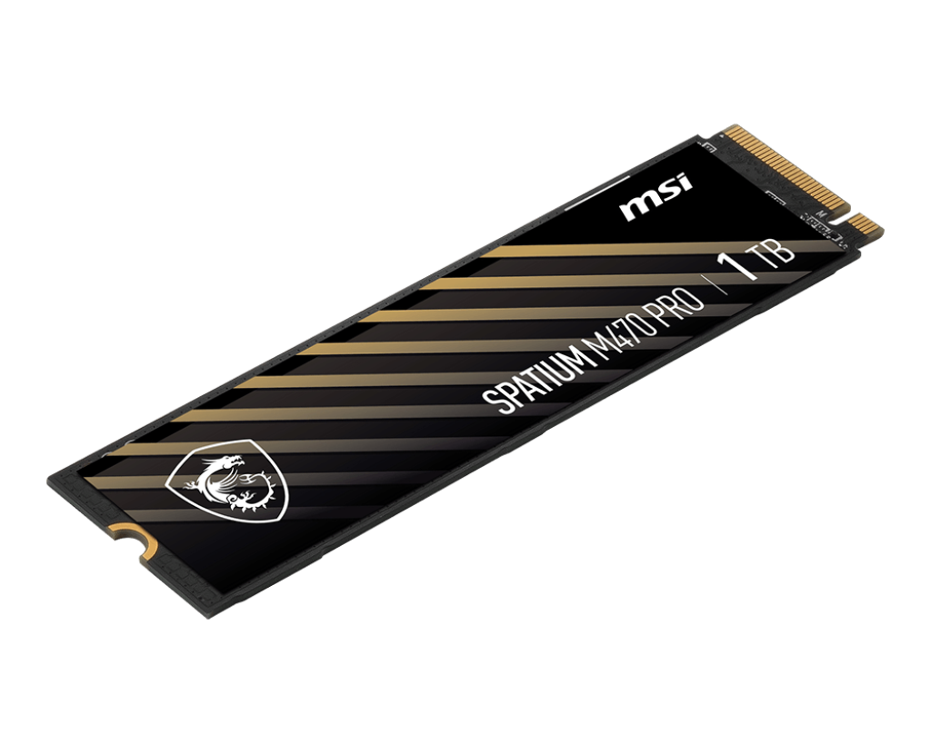 【MSI PRO】SPATIUM M470 PRO PCIe 4.0 NVMe M.2 1TB SSD固態硬碟