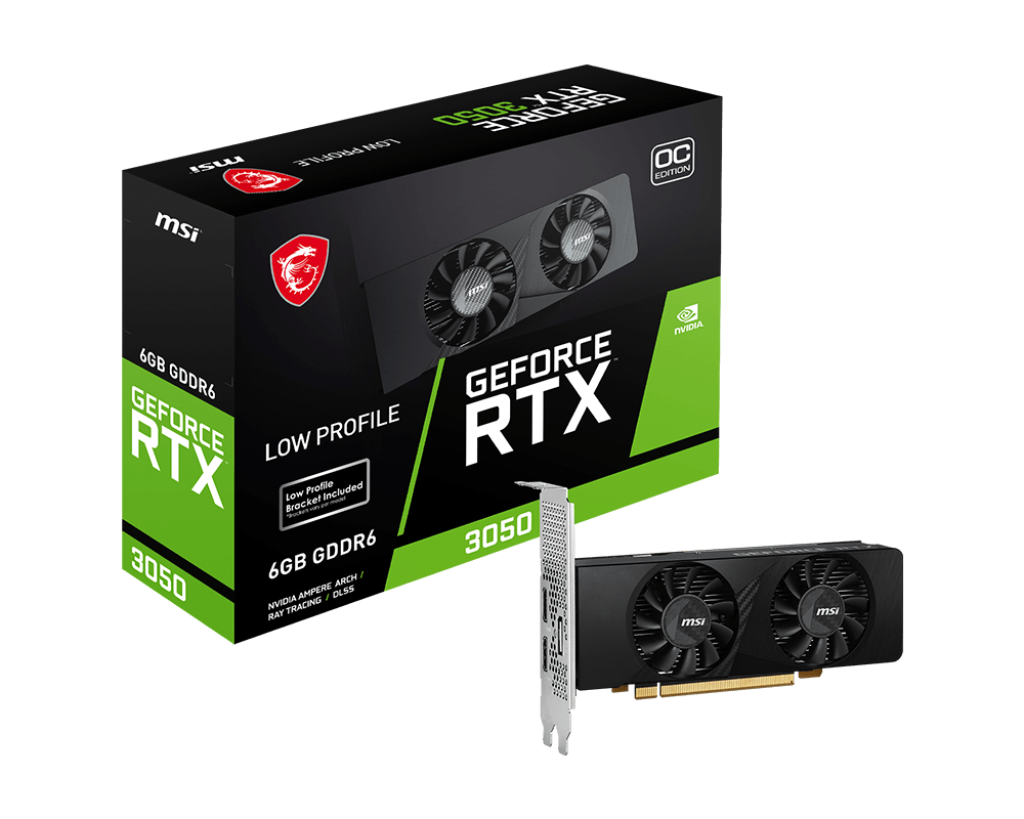 【福利品】GeForce RTX 3050 LP 6G OC 微星顯卡