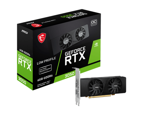 【福利品】GeForce RTX 3050 LP 6G OC 微星顯卡