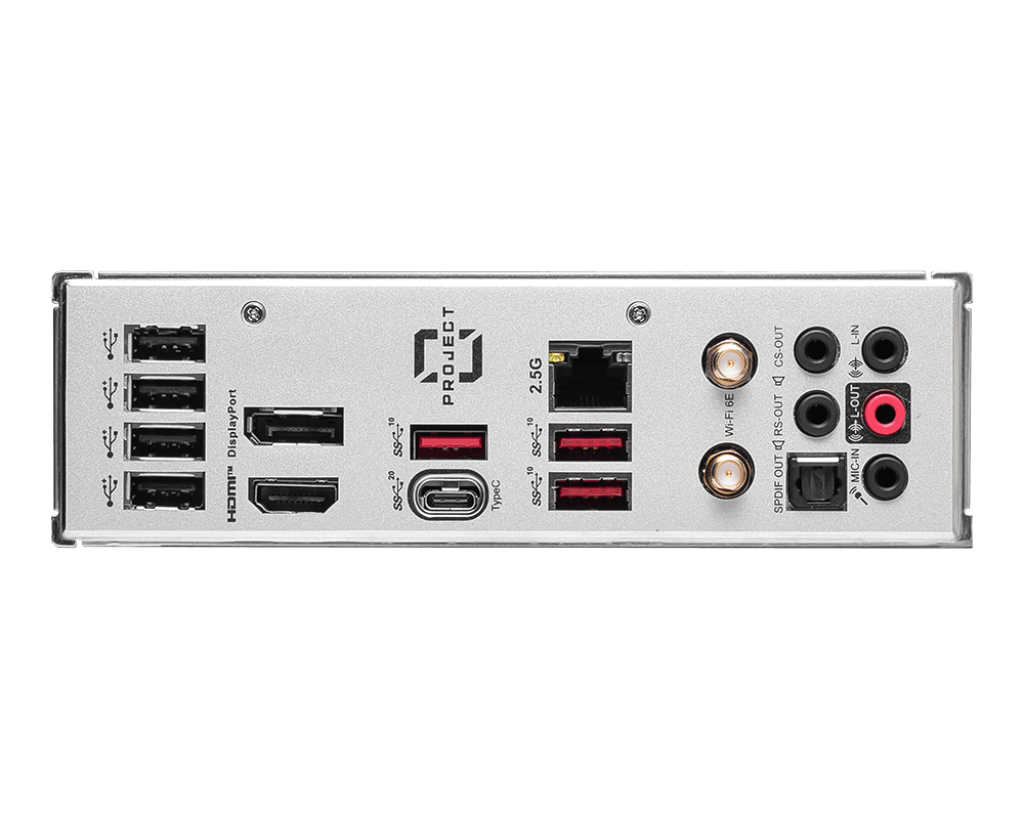 B760M PROJECT ZERO 微星主機板 (背插版-DDR5 / mATX / LGA1700)