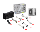 【2025熱銷推薦】MAG A850GL PCIE5 WHITE 電源供應器 (80PLUS金牌/ ATX3.0/ PCIe5.0/ 白)