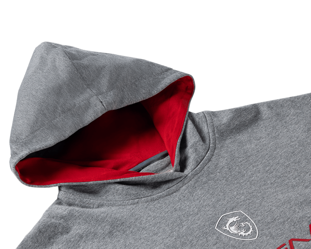 【限時優惠】MSI True Gamer Cotton Hoodie 微星棉質連帽衫 (灰)