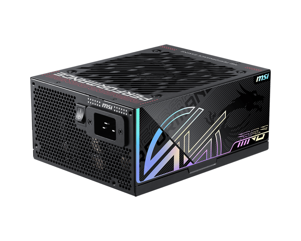 【新品】MSI MPG Ai1600TS PCIE5 微星1600瓦電源供應器 (80 Plus 鈦金認證 / 先進顯卡保護技術)