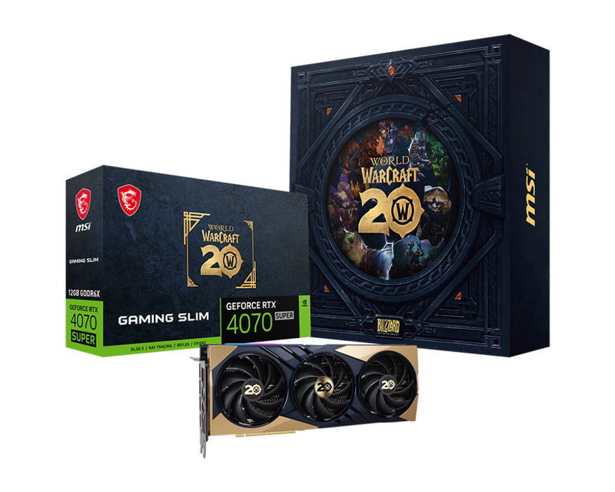 GeForce RTX 4070 SUPER 12G GAMING SLIM World of Warcraft EDITION