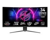 【新品上市】MPG 346CQRF X24 超廣角電競顯示器 (34吋Rapid VA/ 1500R曲面屏/ UWQHD/ 240Hz/ 21:9)