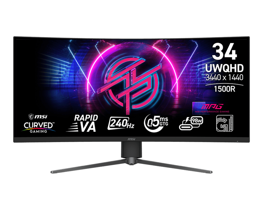 微星曲面螢幕 精選系列｜MSI Curved Monitor 電競沉浸視野 – MSI Store | 微星品牌旗艦館