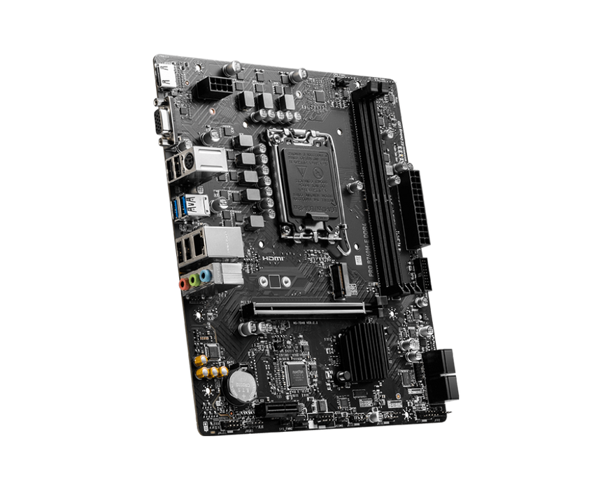 【會員限定優惠】PRO B760M-E DDR4 微星主機板 (mATX / LGA1700)