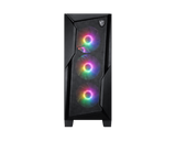 【福利品】MSI MAG FORGE 130A AIRFLOW 微星電腦機殼 (鋼化玻璃/ 3+1 Aoto RGB 風扇可關)