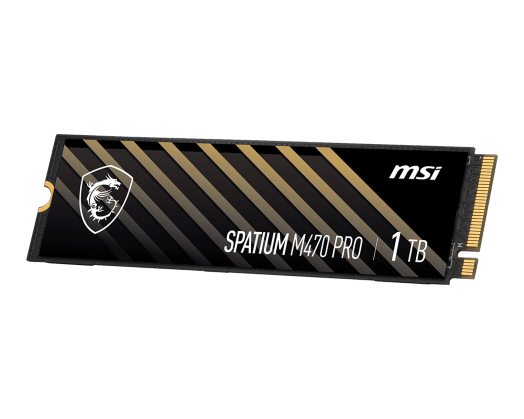 【MSI PRO】SPATIUM M470 PRO PCIe 4.0 NVMe M.2 1TB SSD固態硬碟