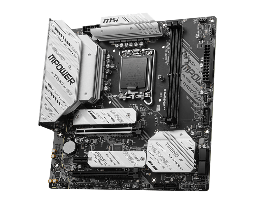 【獨家好禮送64G】Z790MPOWER 微星主機板 (超頻版 / mATX / LGA1700 / DDR5))