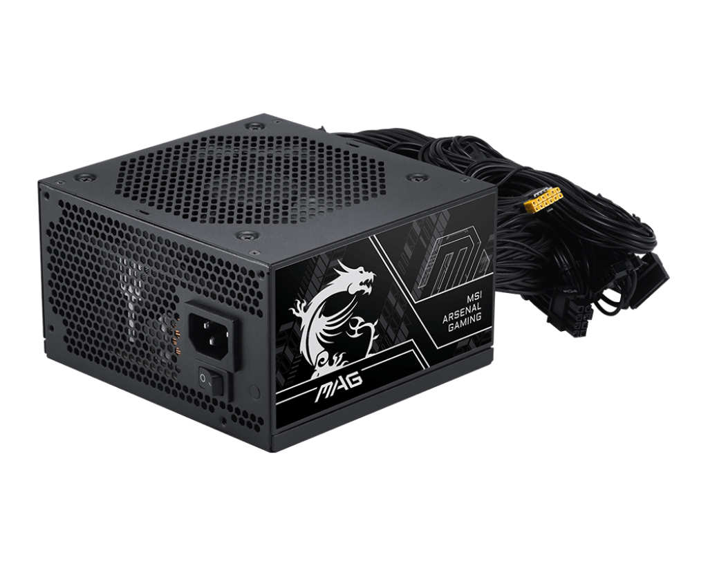 【福利品】MSI MAG A750BN PCIE5 III 微星750瓦電源供應器 (銅牌 / 支援PCIe 5.1 / ATX / 黑)