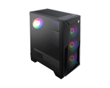 【福利品】MSI MAG FORGE 130A AIRFLOW 微星電腦機殼 (鋼化玻璃/ 3+1 Aoto RGB 風扇可關)