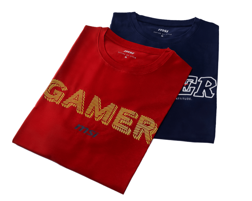 【母親節限時優惠】MSI Gamer Series Cooling T-shirt 微星玩家系列涼感T恤 (磚紅)