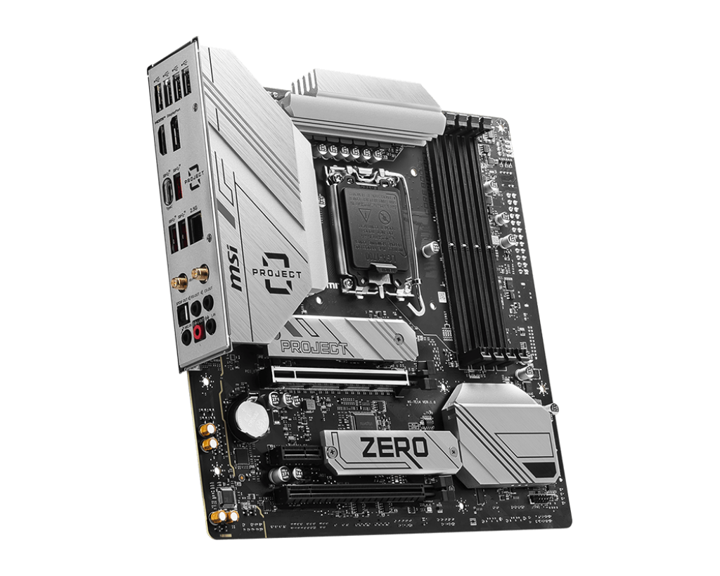 B760M PROJECT ZERO 微星主機板 (背插版-DDR5 / mATX / LGA1700)