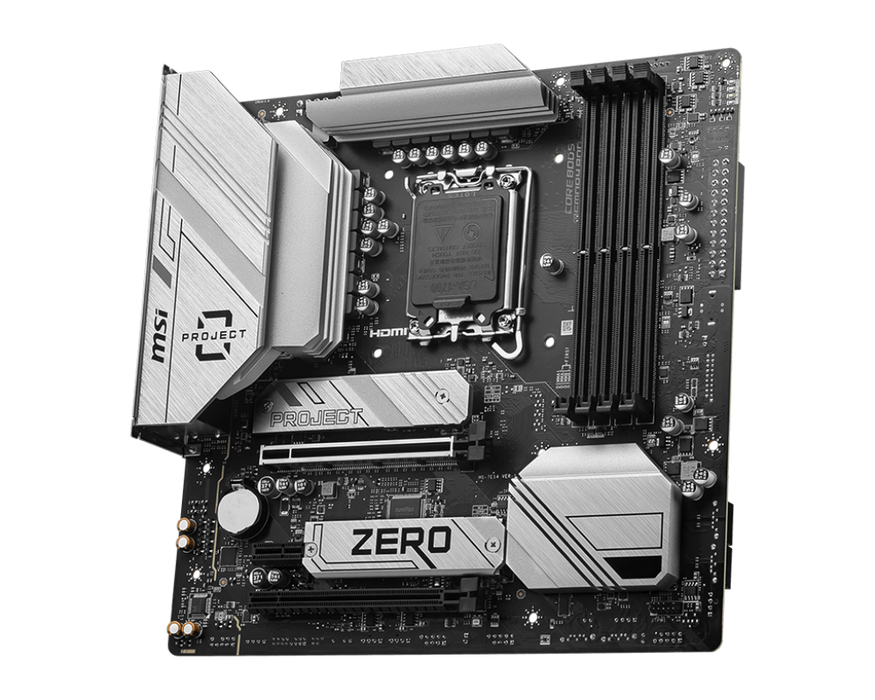 【降價】B760M PROJECT ZERO 微星主機板 (背插版-DDR5 / mATX / LGA1700)