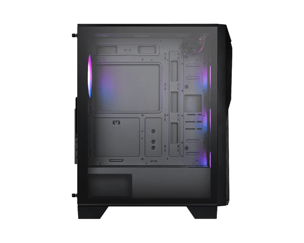 【福利品】MSI MAG FORGE 130A AIRFLOW 微星電腦機殼 (鋼化玻璃/ 3+1 Aoto RGB 風扇可關)