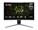 【新品】MSI MAG 274CQPDF X32 微星高更新率雙模電競顯示器 ( Rapid VA / 1500R曲面屏 / 400Hz / 人體工學支架 )