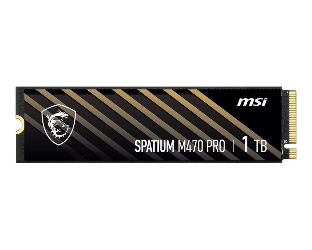 【MSI PRO】SPATIUM M470 PRO PCIe 4.0 NVMe M.2 1TB SSD固態硬碟