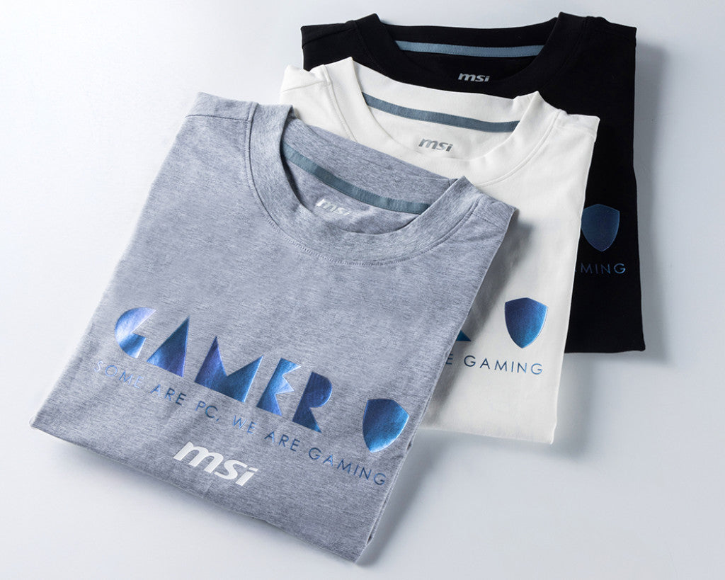 【2026熱銷推薦】MSI True Gamer Cooling T-shirt 微星炫色涼感T恤 (灰)