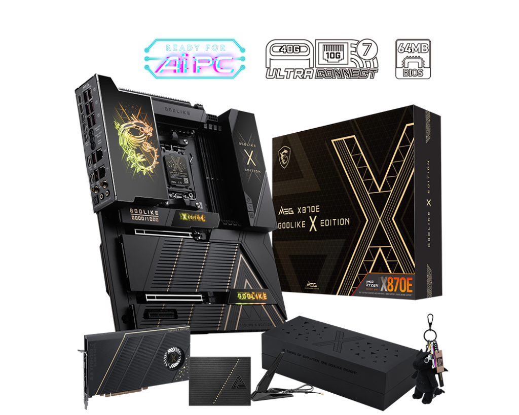 【新品上市】MEG X870E GODLIKE X EDITION 微星主機板