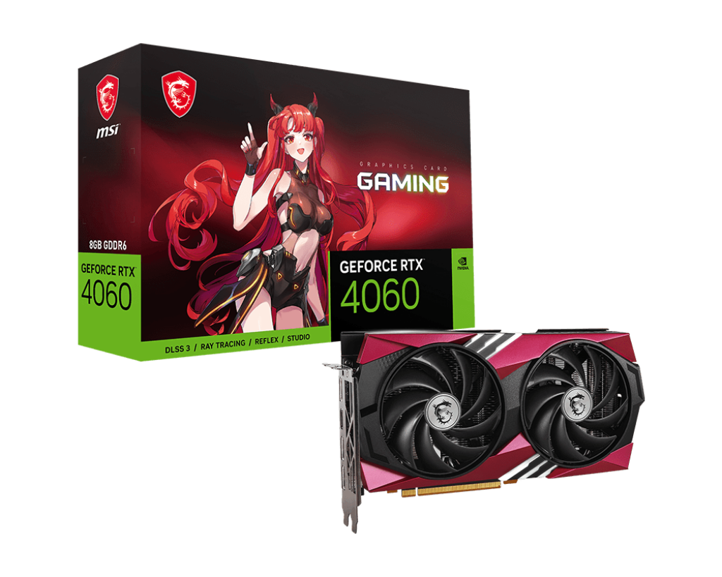 【會員限定優惠】GeForce RTX 4060 GAMING 8G MLG 微星顯卡(魔龍姬版)