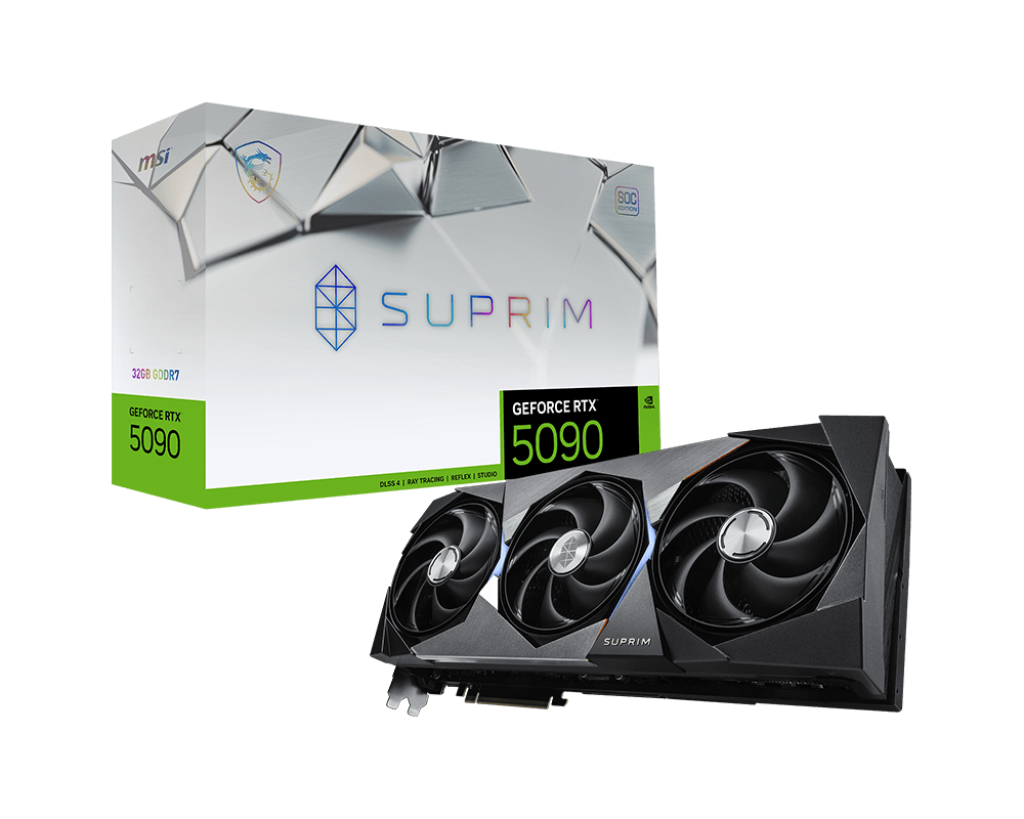 GeForce RTX 5090 32G SUPRIM SOC 微星顯卡