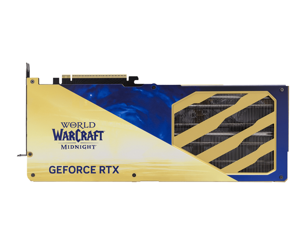 【新品】MSI GeForce RTX 5070 12G World of Warcraft MIDNIGHT LIGHT EDITION OC 微星特仕顯卡《魔獸世界®：至暗之夜》(聖光版)