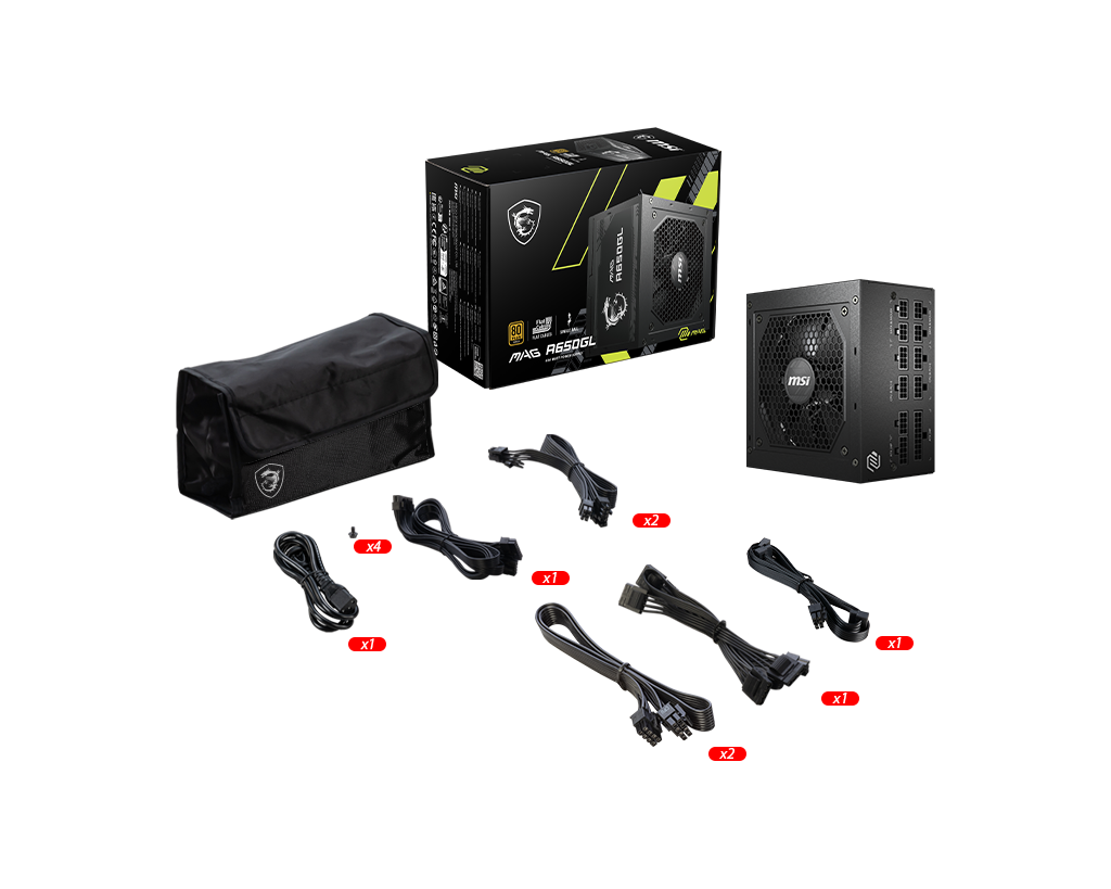 【DIY指定零件】MAG A650GL 電源供應器 (金牌)