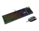 【新品上市】FORGE GK320 COMBO RED TC 電競鍵鼠組 (機械紅軸 / 12800DPI)