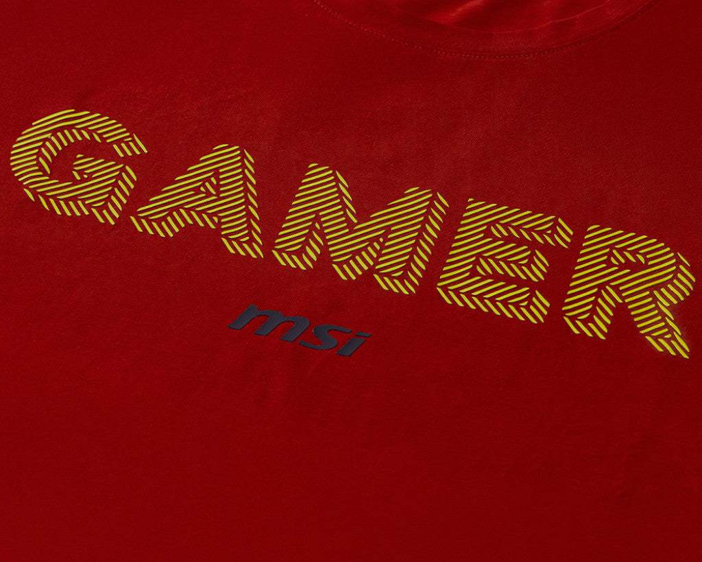 【母親節限時優惠】MSI Gamer Series Cooling T-shirt 微星玩家系列涼感T恤 (磚紅)