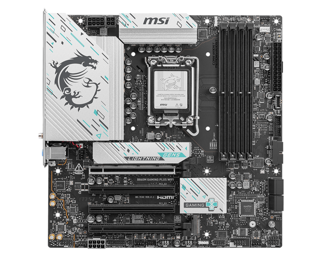 【EZDIY限定】MSI B860M GAMING PLUS WIFI 微星主機板