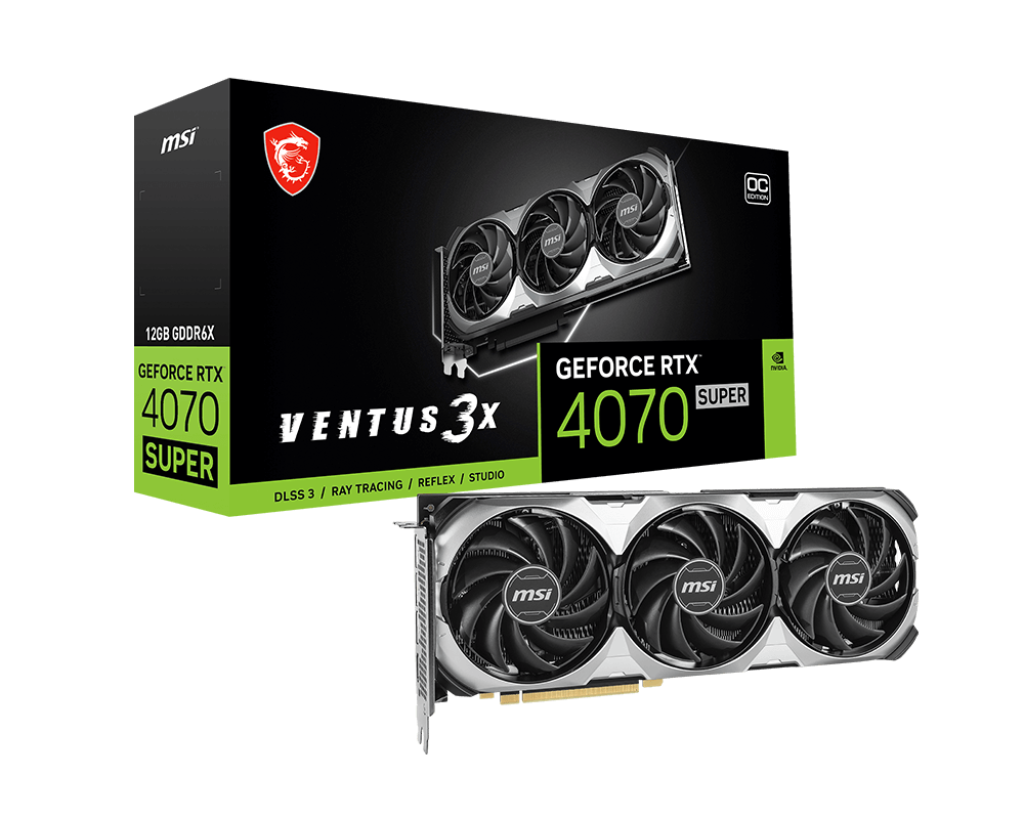 GeForce RTX 4070 SUPER 12G VENTUS 3X OC 微星顯卡– MSI Store | 微星