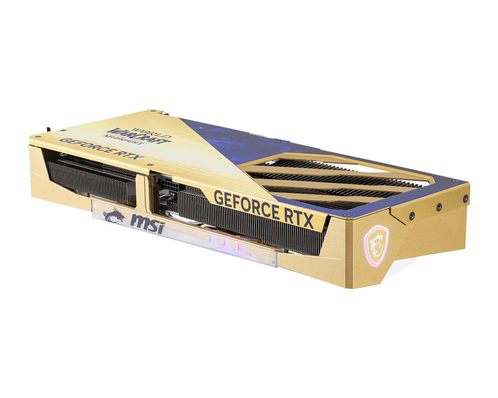 【新品】MSI GeForce RTX 5070 12G World of Warcraft MIDNIGHT LIGHT EDITION OC 微星特仕顯卡《魔獸世界®：至暗之夜》(聖光版)