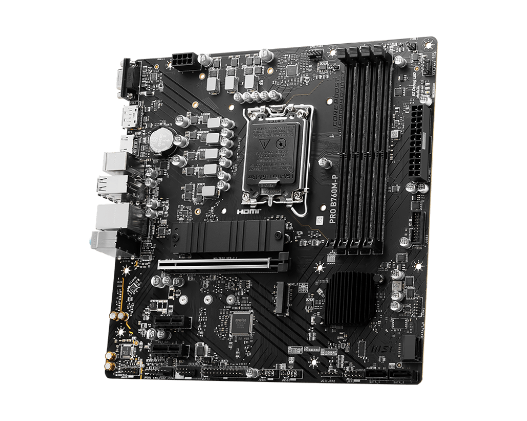 【最後出清】PRO B760M-P 微星專業主機板 (mATX / LGA1700 / DDR5)