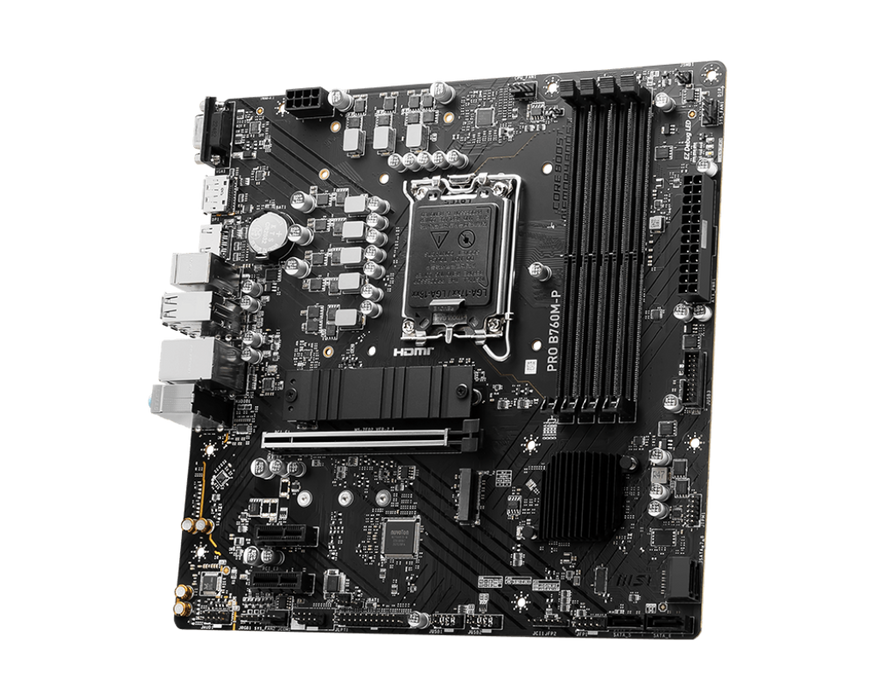 【最後出清】PRO B760M-P 微星專業主機板 (mATX / LGA1700 / DDR5)